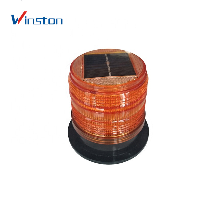 LED Solar MINI Flashing Emergency Warning Light For Road Construction Safety Equipment Traffic