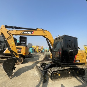 Mini-excavatrice compacte SANY 60C d'occasion avec moteur Isuzu 36 kW de puissance, capacité de la cuve de 0,25 m pour les projets urbains - Product Image 1