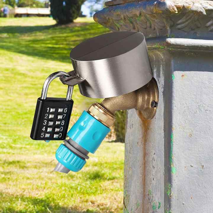 Outdoor Garden Water Safety Products Faucet Cover and Removable Gate Locking Device for Garden Fountains and Outdoor Faucets