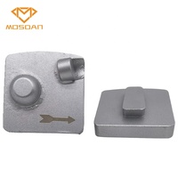 Aile de chaussure de meulage diamantée Redi Lock 1 Full PCD Wear 1 Segment pour l'enlèvement du revêtement époxy