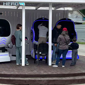 HEROVR 9D VR Gaming Small Footprint Comercial Interior/Exterior Llamativo Realidad Virtual Entretenimiento Ganador de dinero rápido Metal - Product Image 6