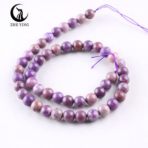 Perles de phosphosiderite Zhe Ying 6/8/10 mm, perles rondes en pierre naturelle pour la fabrication de bijoux, perles en pierre de phosphosiderite naturelle - Product Image 5