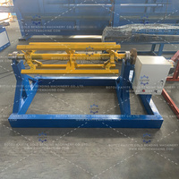 Dérouleur manuel compact à faible coût pour bobines d'acier, machine de déroulage et d'enroulement pour bandes métalliques