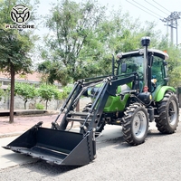 Tracteur agricole de qualité supérieure FULCORE avec roues réglables, sélection de vitesses flexible pour les équipements agricoles
