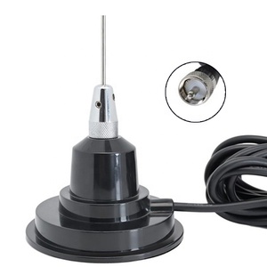 Kit <span class=keywords><strong>Antenna</strong></span> Mobile VHF HU RUM-<span class=keywords><strong>150</strong></span> 136-174 <span class=keywords><strong>MHz</strong></span> con Base Magnetica per Comunicazioni - Product Image 1
