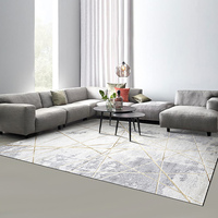 Bester Preis Maßgefertigter Moderner Luxus Abstrakter Teppich Maschinell Gefertigter Teppich für Zimmerboden Dropshipping Tappeto Salotto MOQ 1 Stück