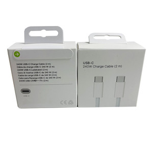 Tốt Nhất Bán 240W 5A Nhanh Chóng Sạc USB C Sạc Cáp 2M Nylon Bện Type-C Dữ Liệu Sync Dây Với Box Đối Với iPhone 15 16Pro Max - Product Image 5