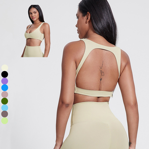 Nouvelle version Gym Fitness Yoga soutien-gorge femmes Smart tissu sport soutien-gorge dames entraînement creux dos Sport soutien-gorge - Product Image 1