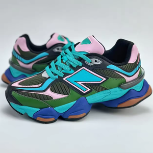 Chaussures de sport rétro de haute qualité 9060, chaussures de luxe pour hommes et femmes, chaussures de course décontractées, baskets tendance pour la marche - Product Image 1