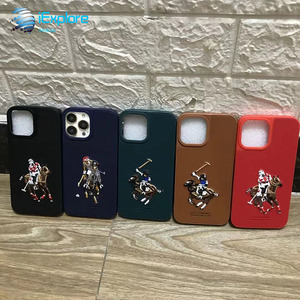 Iexplore PC TPU <span class=keywords><strong>2</strong></span> trong 1 tùy chỉnh thêu thiết kế ngựa bóng Polo da trường hợp điện thoại cho iPhone 16 Pro Max Huawei P50 Pro - Product Image 4