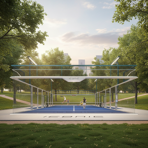 Nuevo Diseño Expert Maker Oneness Modelo A-06 Cancha de Pádel de Red Grande de 10x20m Césped Profesional % Galvanizado en Caliente 120x120x3.2mm - Product Image 1