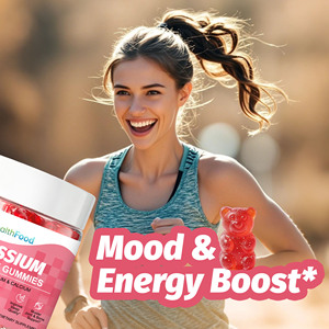 Premium Custom <b>Herbal</b> <b>Supplement</b> Potassium Magnesium Gummies Contains Vitamin D3 With Vitamin C Boost Electrolyte Balance - Product Image 4