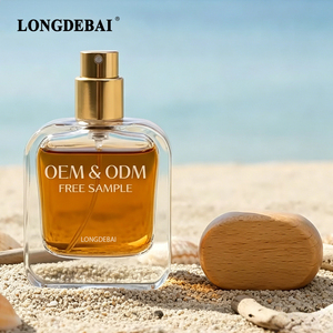 Custom Flat Square Clear <b>Empty</b> Perfume <b>Bottle</b> 30ml 50ml 100ml Design Eco-friendly <b>Glass</b> Perfume Spray <b>Bottles</b> with Wooden Cap - Product Image 2