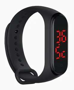 Temperatuur Getest Pols Smart Horloge Armband Sport Waterdicht Digitaal Fitness Polsbandje Horloge