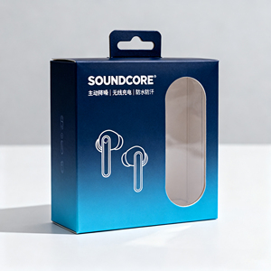 3C kotak kemasan Digital untuk headphone kabel Data Window-Cut kotak kaku yang dapat disesuaikan pesanan jumlah besar <span class=keywords><strong>3</strong></span> Hari Putih Universal - Product Image 5