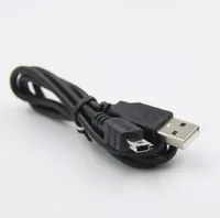 Kabel USB 0.8M 2.0 A Male Ke Mini B, 5 Pin 5 P T Port Mini USB untuk perangkat MP3 MP4 kamera ponsel HardDisk komputer