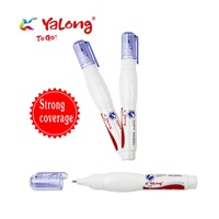 Ruban correcteur liquide blanc Yalong, fluide correcteur, stylos correcteurs