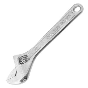 Llave Inglesa Ajustable Deli de Acero al Carbono, Grado Industrial, con Mordaza Dentada y Mango Antideslizante, de Una Sola Extremidad - Product Image 2