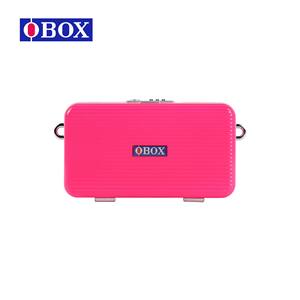 Boîte à bijoux Obox, grande capacité, étanche, portable, avec compartiment à fermeture éclair, design couleur macaron - Product Image 1