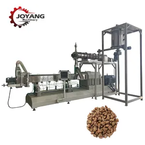 100-500 kg/h Dry Extrusion Pet Food Machine Wet Extrusion Dog Food Equipment