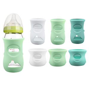 Fundas de Silicona Libres de BPA para Biberones de Vidrio <span class=keywords><strong>Avent</strong></span> Natural de 4 oz y 8 oz - Product Image 1