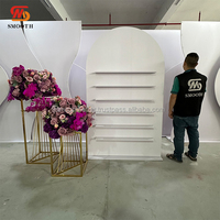 Support de décoration de mariage lisse en PVC acrylique, mur de champagne, toile de fond pour événements et fêtes