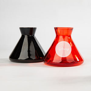 Heet Nieuw Ontwerp Gekleurde Conische 220Ml Luxe Glazen Fles Unieke Grote Capaciteit Glazen Aromatherapie Fles - Product Image 2