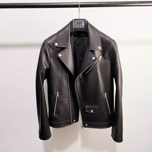 Trendy Brand Cool High-End Pilot PU <strong>Leather</strong> <strong>Jacket</strong> Coat American Street Style Loose Design Zipper for Winter Motorcycle Riding - Product Image 6