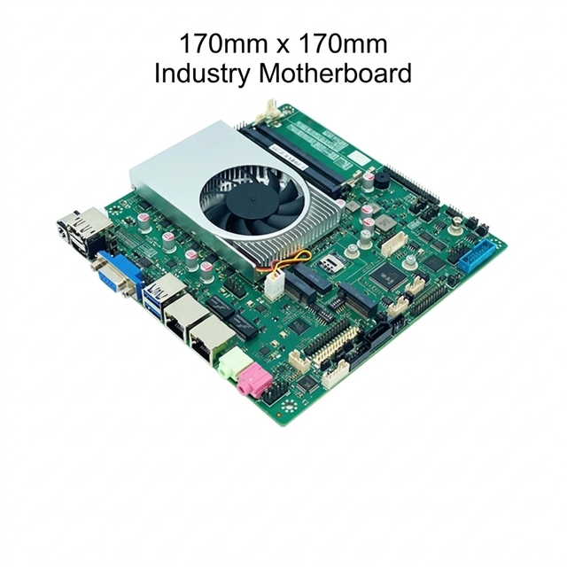 170mmX170mm Industry Motherboard Intel Core Ultra 14th Gen 125U 165U 2DDR5 M.2 96GB HD-MI VGA EDP 2 LAN Mini Itx Motherboard