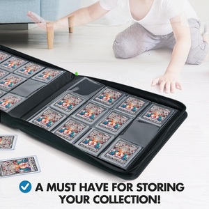 Álbum JVD <span class=keywords><strong>de</strong></span> Carga Lateral con 12 Bolsillos, Premium, <span class=keywords><strong>de</strong></span> PU, Cosido, para 336 Tarjetas, Organizador <span class=keywords><strong>de</strong></span> Tarjetas Coleccionables Deportivas y TCG - Product Image 5