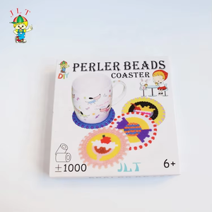 Hama perler ลูกปัดของเล่นเพื่อการศึกษาของเด็กที่รองแก้วพร้อมอุปกรณ์เสริมทำจาก EVA ดีไซน์ใหม่ - Product Image 5