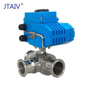 ตัวควบคุมการไหลของน้ำ JTAIV Factory Ball High SS304/316 แบบแอคชูเอเตอร์หนีบ 3 ทาง OEM - Product Image 6