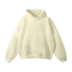 Sudadera con capucha personalizada de bajo MOQ para marcas de ropa urbana estadounidenses, con hombros caídos, etiqueta privada y producción con logotipo personalizado. - Product Image 1