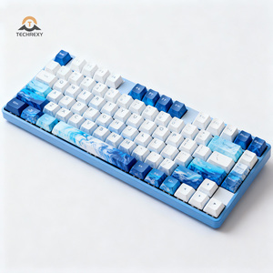Teclas TECHREXY PBT, 113 Teclas, Perfil OEM, <span class=keywords><strong>60</strong></span>/65/75/100%, Impresión Lateral Personalizada, Teclas Mecánicas Cherry MX - Product Image 1