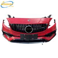 Pièces de rechange d'occasion pour pare-chocs avant complet, calandre et feux antibrouillard en plastique pour Mercedes AMG117 156 247 246 GLA260 GLA220