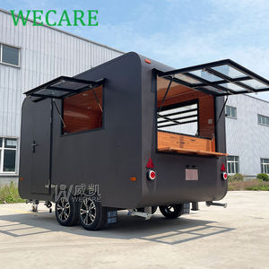WECARE-Remolque de cocina móvil para comida, furgoneta de café, calle al aire libre, perrito caliente, Pizza, aperitivos, comida rápida, coche, camión de helados, totalmente equipado - Product Image 2