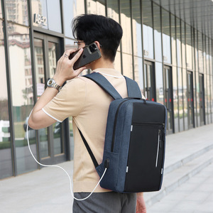 Cross-border USB <b>Computer</b> Bag Three-piece Backpack Business Travel Large Capacity <b>Storage</b> Bag Multifunctional Student Schoolbag - Product Image 3