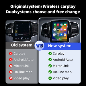 Không dây Carplay Adapter <span class=keywords><strong>Android</strong></span> Auto Box cho Volvo 2018-2022 XC90 nâng cấp đa phương tiện đài phát thanh hỗ trợ <span class=keywords><strong>Google</strong></span> bản đồ Bluetooth - Product Image 3