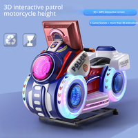Yüksek popülerlik elektrik sikke işletilen 3D interaktif motosiklet sallanan makine Kiddie sürmek salıncak makinesi