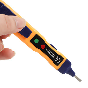 Probador de Voltaje sin Contacto Z1O04 48SN 90V 1000V AC, Lápiz de Prueba Eléctrico Inductivo de Plástico para Uso Doméstico - Product Image 1