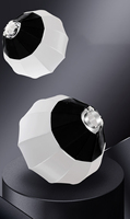 Fantai Vente Flash : Softbox rond en tissu de 65 cm pour flash, diffuseur de lumière pour photographie