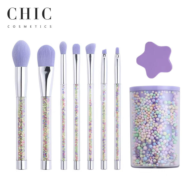 2024 nuevo estilo lindo Sprinkle rosa púrpura pinceles de