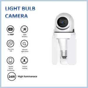 Bán buôn E27 máy ảnh bóng đèn yi-iot 1080p không dây Wifi ánh sáng bóng đèn máy ảnh 360 độ an ninh IP Camera quan sát trong nhà với ánh sáng LED - Product Image 3