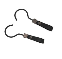LM8401 Crochet à boucle en cuir pour magasin de vêtements Crochet à double usage pour présentoir, Crochet pour jeans pour hommes et femmes