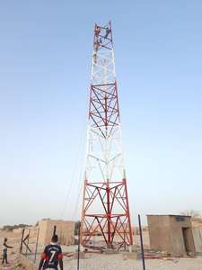 Tubo de acero galvanizado en caliente Torre de telecomunicaciones tubular Antena Tubo Torre Teng Yang Hebei - Product Image 5