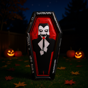 Ataúd Inflable de Vampiro para Halloween, Decoración de Jardín Exterior, Material de PVC, Decoración Unisex - Product Image 2