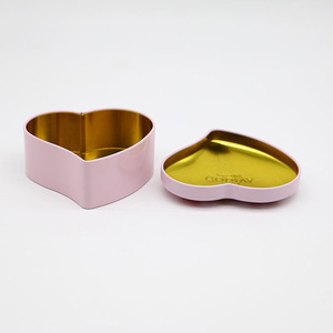 Hình dạng trái tim tinplate sô cô la tins tùy chỉnh in logo cho mỹ phẩm Valentines Day kẹo kim loại hộp - Product Image 5