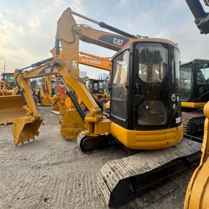 รถขุดตีนตะขาบขนาดเล็ก CAT 305C แบบมีห้องโดยสารปิด 5 ตัน ระบบไฮดรอลิก ได้รับมาตรฐาน EPA และ CE สำหรับงานก่อสร้างและจัดสวน - Product Image 1