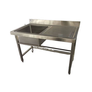 Victory Commercial en acier inoxydable Double bol évier de cuisine égouttoir équipement de restauration pour hôtels restaurants malaisie - Product Image 4