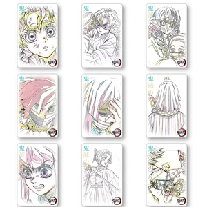 Tableau d'art Shikishi d'anime japonais, style onirique, bords dorés, impression couleur, coins carrés, en papier, objet de collection pour salle de jeux - Product Image 4
